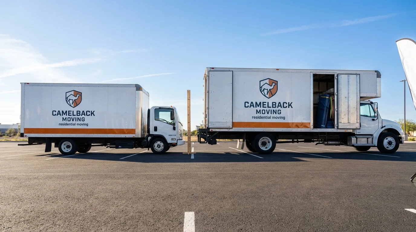 Moving truck size capacity guide in Webster Springs